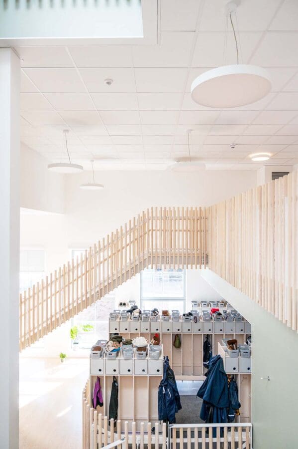 Modulundertak i förskolekapprum